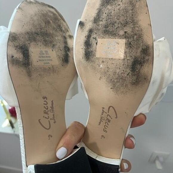 Circus Sam Edelman White Sandals Size 9.5 - Picture 5 of 6